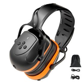 Safety Earmuffs, Electronic Ear Muffs with 5.1 Bluetooth Technology Ear Protector, Noise Reduction Headphone NRR23dB