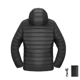 Heated Jacket for Women with 7.4V Battery, Soft Shell Electric Heating Coat, Windproof Lightweight Outerwear with 4 Heating Zones & 3 Heat Settin