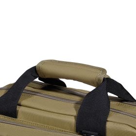 Range Bag for 2 Pistols, Tactical Gun Bag with 2 Built-in Removable Pistol Bags & 6 Detachable Magazines, Gun Range Bag for Outdoor Hunting Shoot